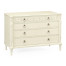 Neo-classical white painted chest of drawers