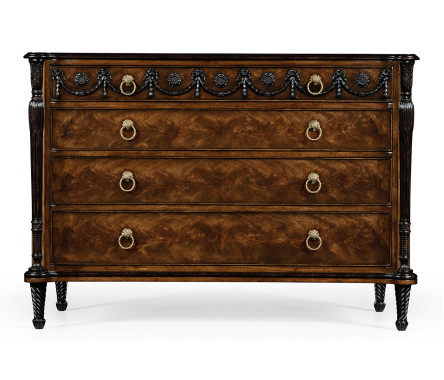 Neo-Classical Mahogany Chest of Drawers