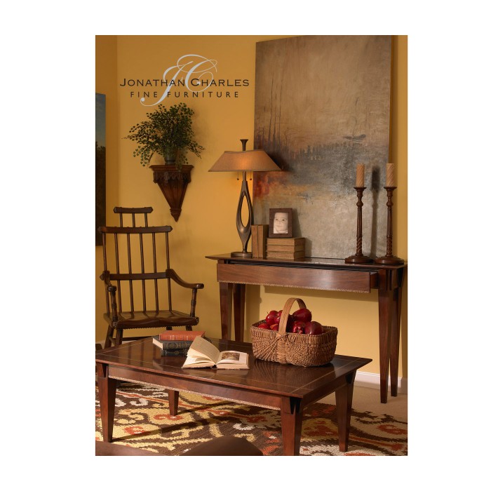 Dark Oak Windsor Style Rocking Arm Chair with A Studded Dark Antique Chestnut Leather Seat