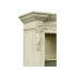 French Provincial Dusty White Glazed China Cabinet