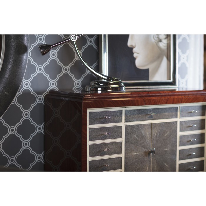Art Deco Macassar Ebony High Lustre Secretaire