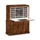 Art Deco style secretaire with stainless steel (High lustre)