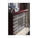 Art Deco High Lustre Secretaire with Brass