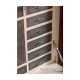 Art Deco style secretaire with stainless steel (High lustre)