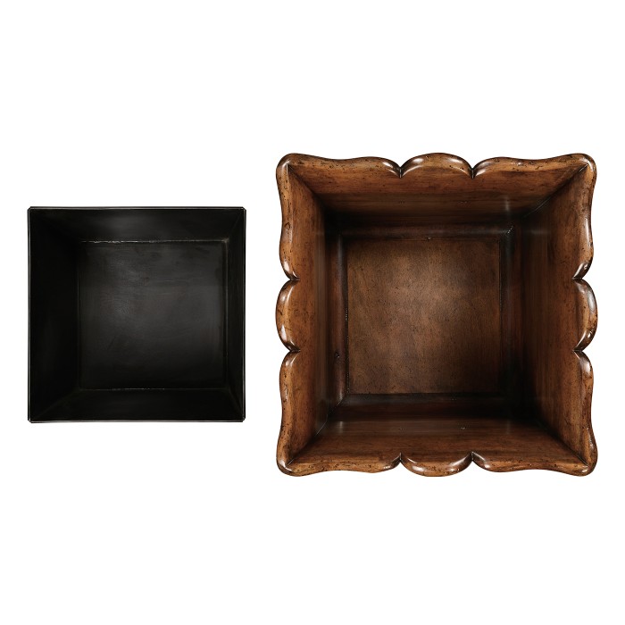 Mahogany Standing Trough Planter