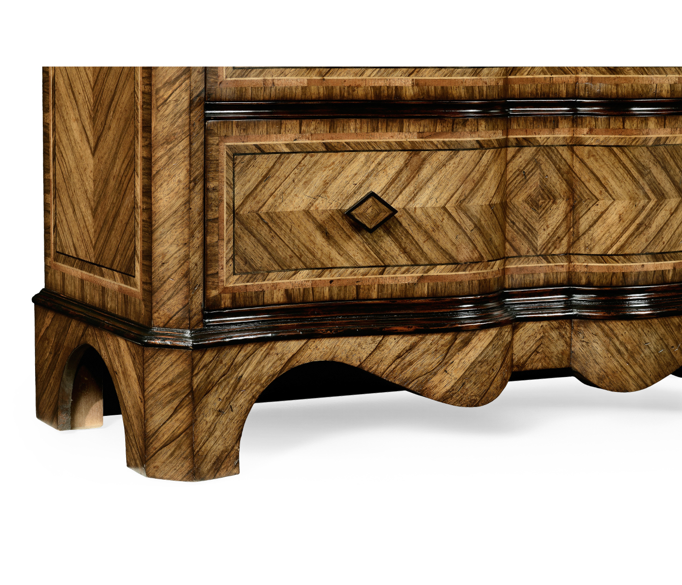 Large argentinian walnut chest of drawers
