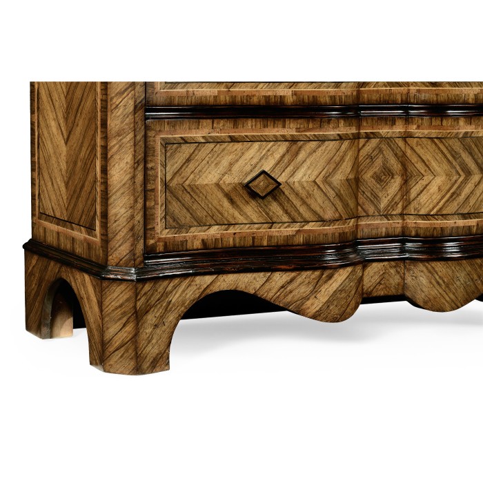 Large argentinian walnut chest of drawers