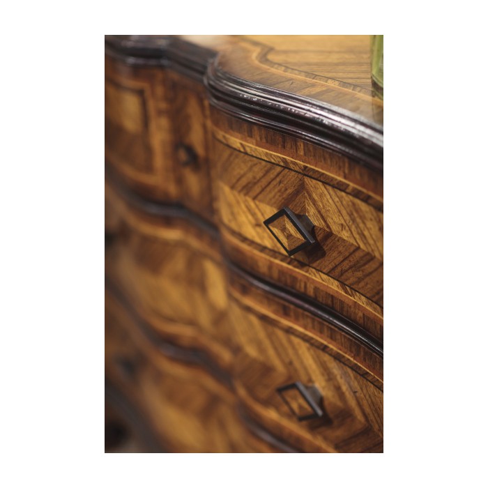 Large argentinian walnut chest of drawers