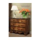 Large argentinian walnut chest of drawers