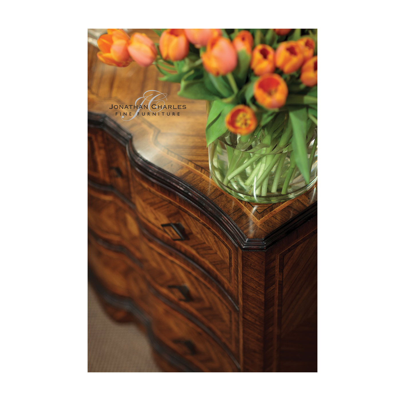 Large argentinian walnut chest of drawers