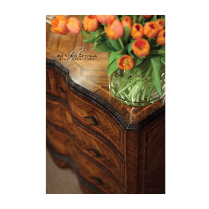 Large argentinian walnut chest of drawers