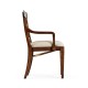 Regency Mahogany Curved Back Arm Chair