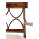 Regency Mahogany Curved Back Arm Chair