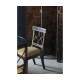 Regency Crotch Walnut Curved Back Side Chair
