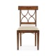 Regency Crotch Walnut Curved Back Side Chair