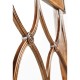 Regency Crotch Walnut Curved Back Side Chair