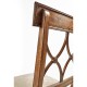 Regency Crotch Walnut Curved Back Side Chair