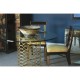 Regency Crotch Walnut Curved Back Side Chair