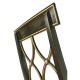 Regency Black Painted Curved Back Side Chair