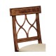 Regency Mahogany Curved Back Side Chair