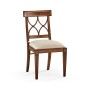 Regency Mahogany Curved Back Side Chair
