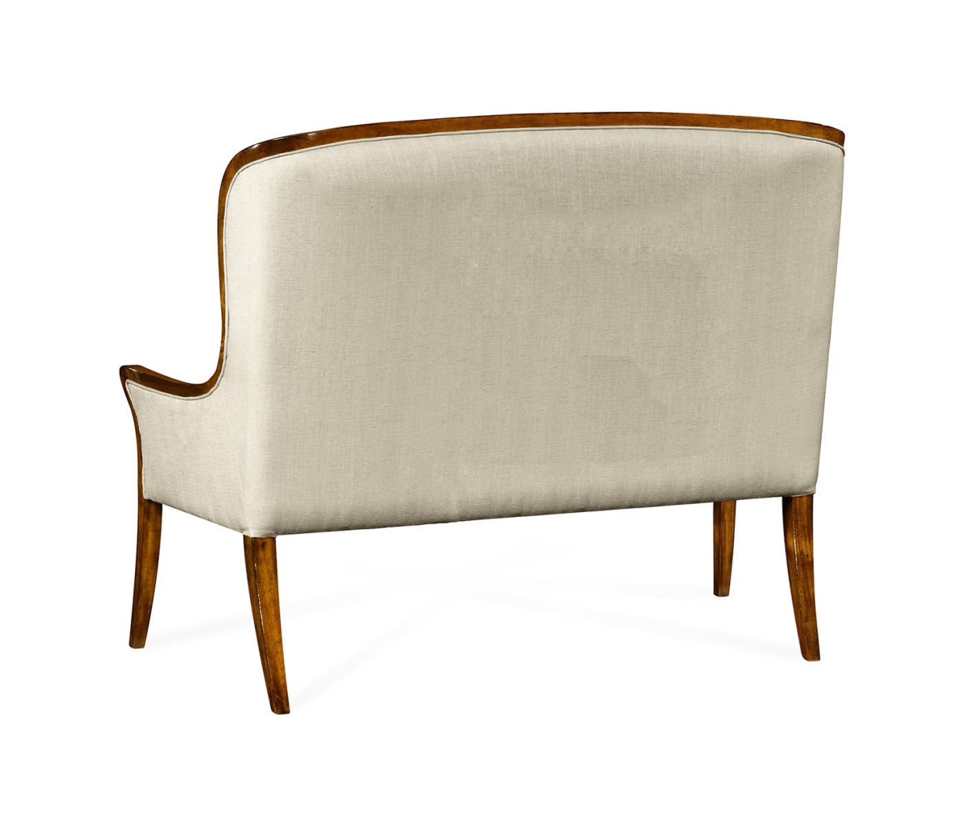 High Curved Back Upholstered Settee