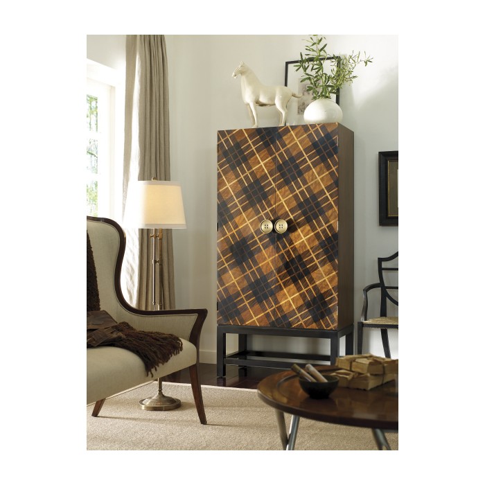 High Curved Back Upholstered Settee