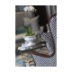 High Curved Back Upholstered Settee