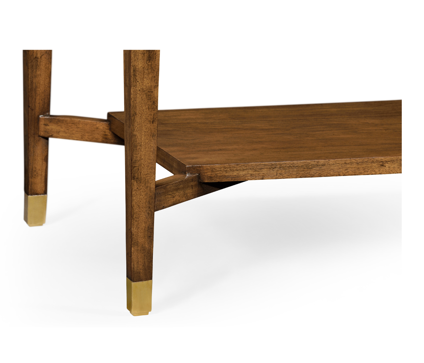 Ivory Shagreen Rectangular Sofa Table with Drawer
