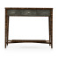 Faux Macassar Ebony & Anthracite Shagreen Sofa Table