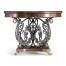 Baroque Wrought Iron & Brass Centre Table