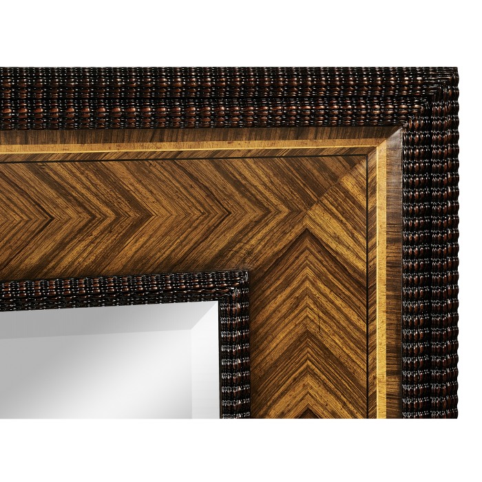 Gadrooned Floor Standing Mirror