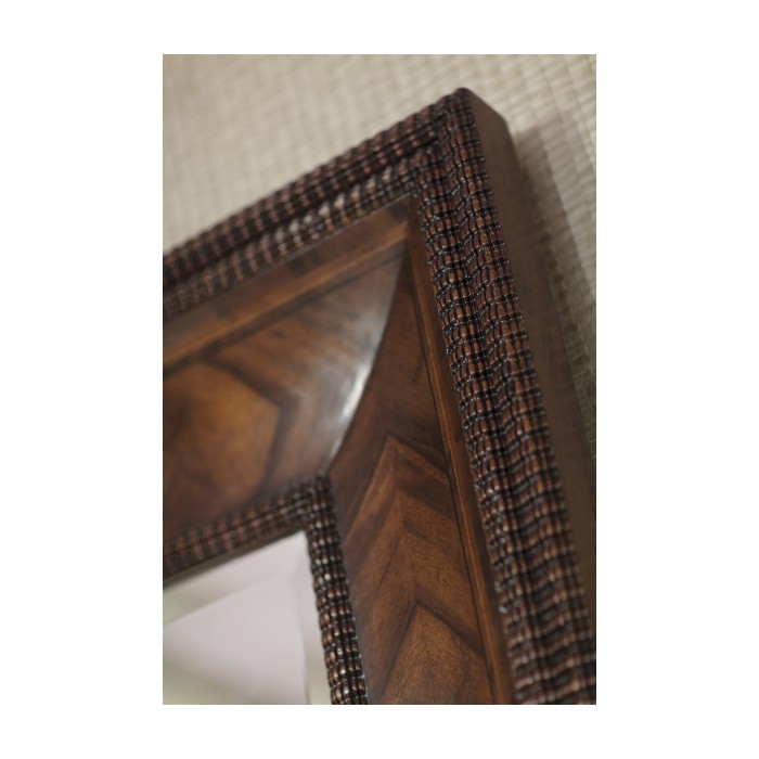 Gadrooned Floor Standing Mirror