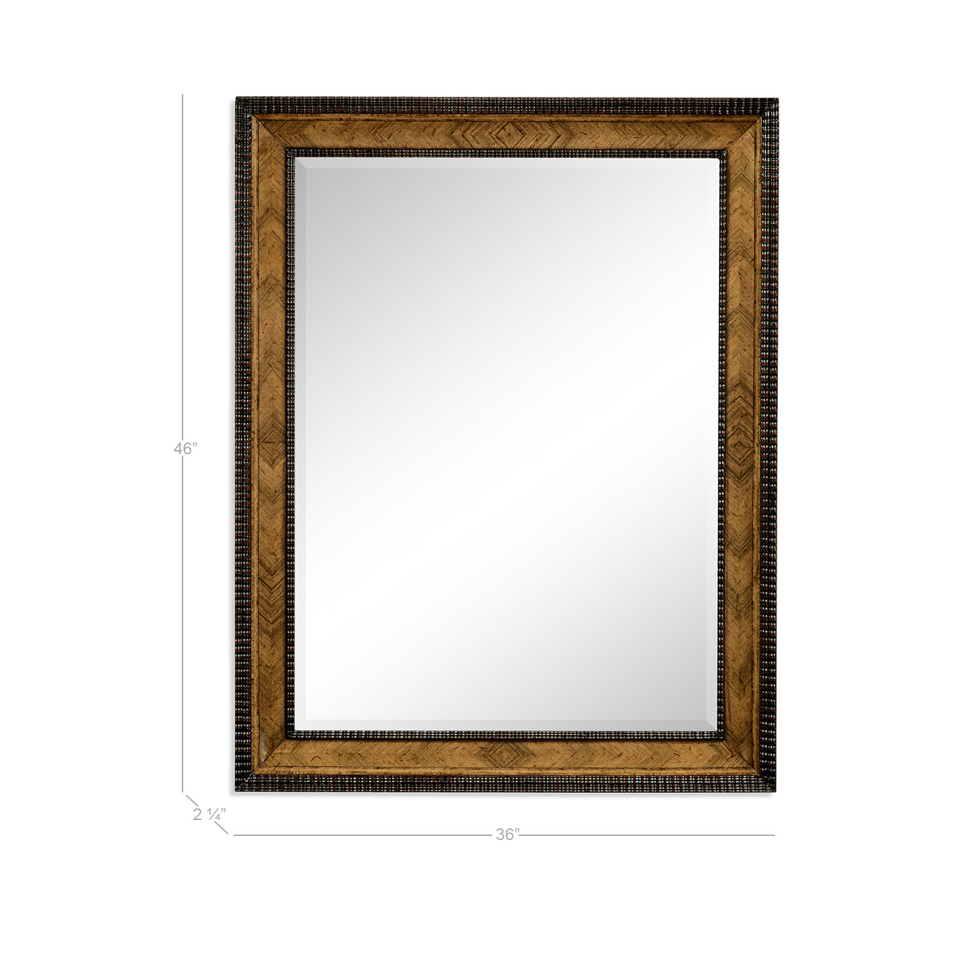 Gadrooned mirror