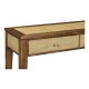 Ivory Faux Shagreen Console