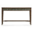 Faux Macassar Ebony & Anthracite Shagreen Console