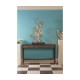 Faux Macassar Ebony & Anthracite Shagreen Console