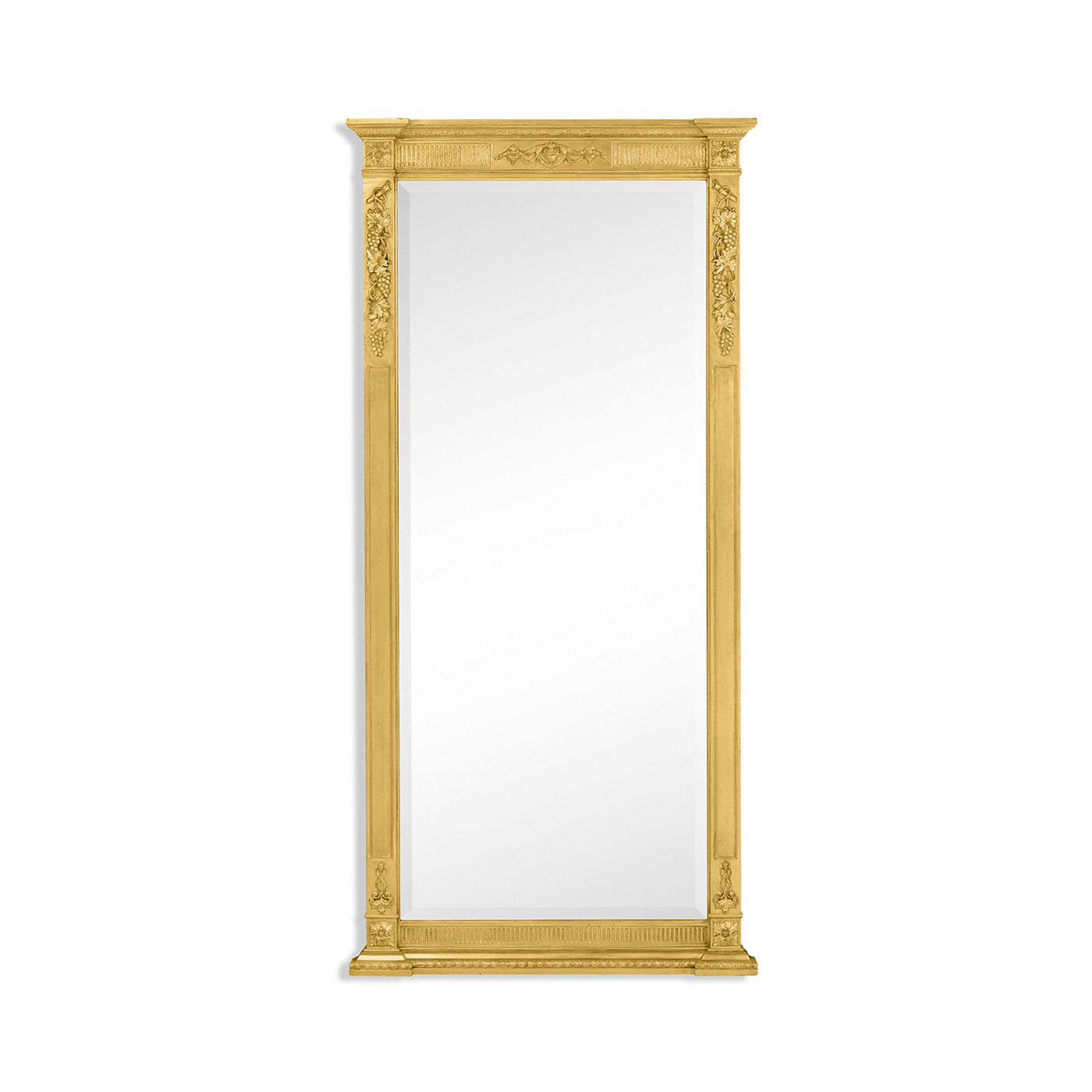 Empire style gilded floor mirror