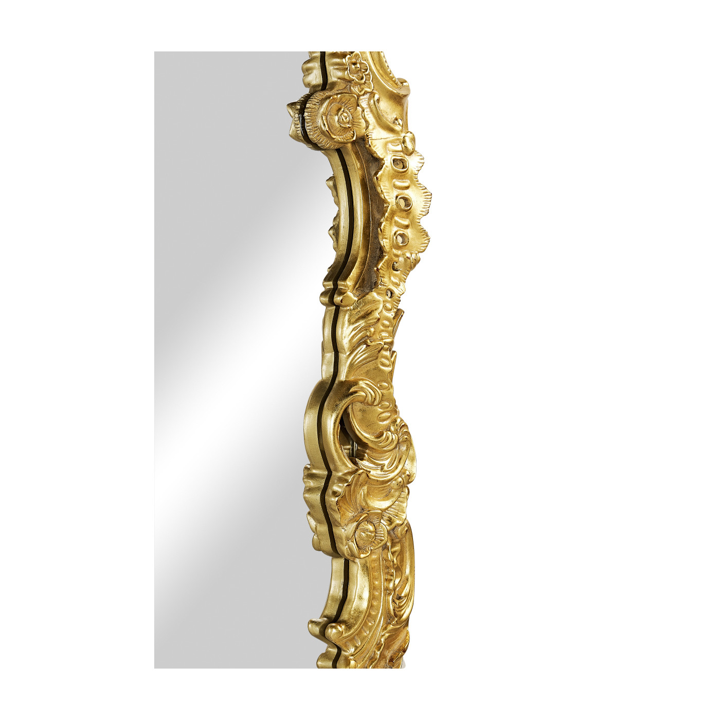 Finely carved & gilded rococo style mirror