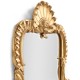 Tall Gilded Mirror with Scallop Shell