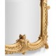 Tall Gilded Mirror with Scallop Shell