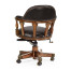 Captain's Style Walnut Office Chair