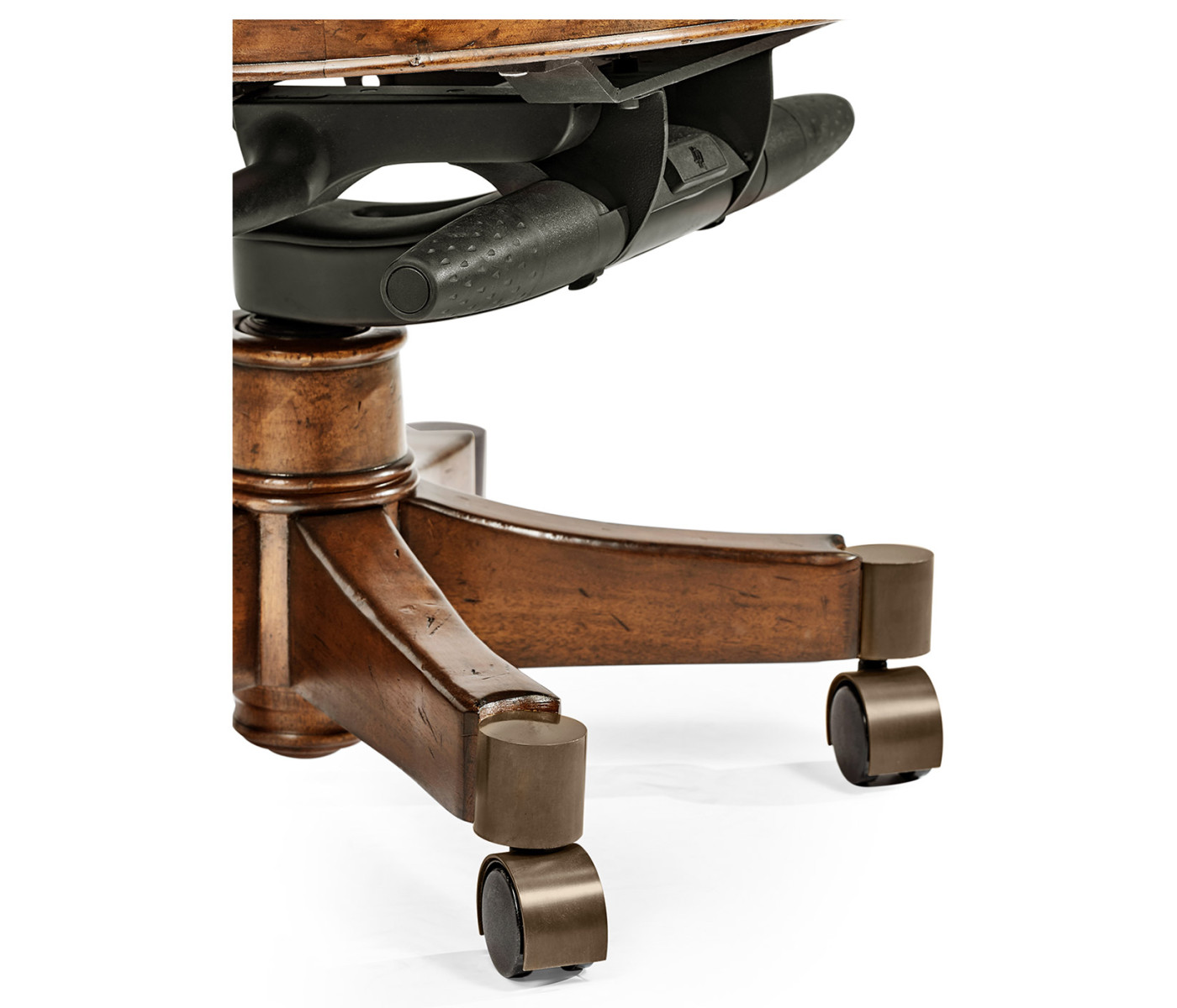 Captain's Style Walnut Office Chair