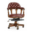 Captain's Style Walnut Office Chair
