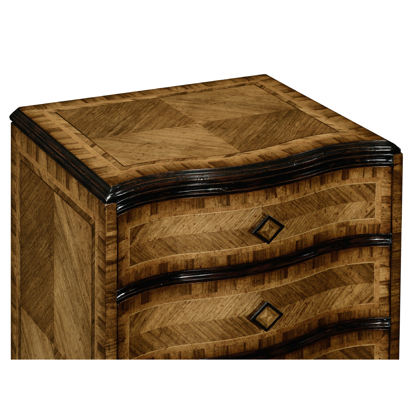 Small chest with decorative argentinian walnut veneer