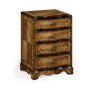Small chest with decorative argentinian walnut veneer