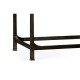 Églomisé & Bronze High Chest of Drawers