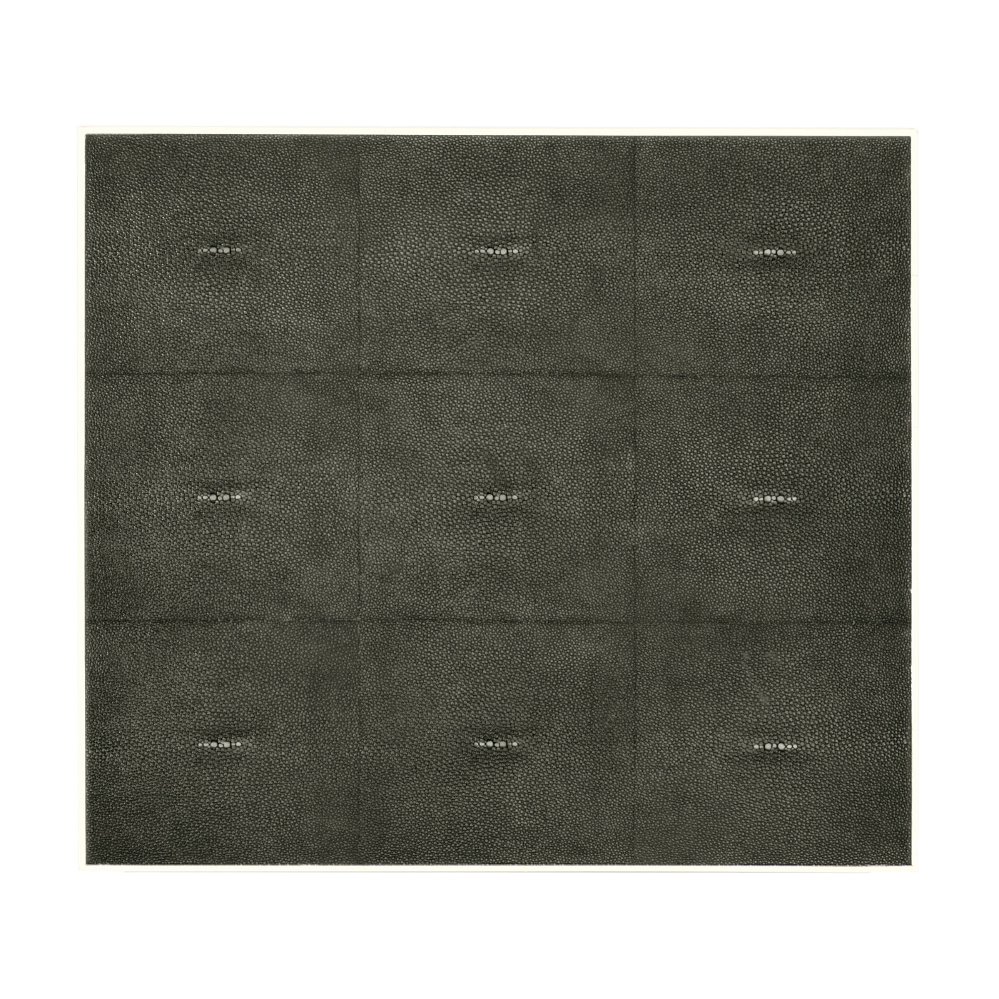 Anthracite Faux Shagreen & Bronze High Chest of Drawers