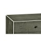 Anthracite Faux Shagreen & Bronze High Chest of Drawers