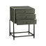 Anthracite Faux Shagreen & Bronze High Chest of Drawers